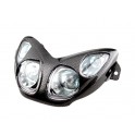 Фар TNT халоген за MBK Nitro / Yamaha Aerox 50 - 100cc (карбон)
