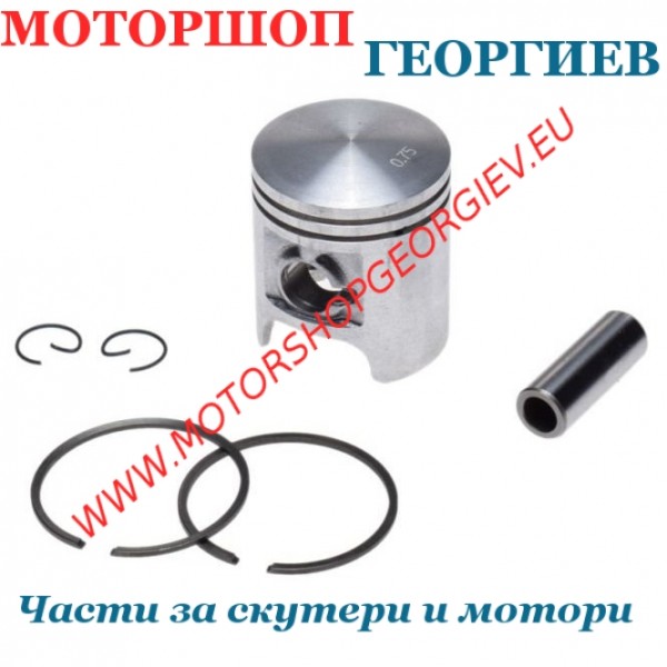 Резервна част Бутало комплект Peugeot Buxy / Speedfight / Trekker 50cc 2T - 40,75 / 12 / 21,5mm (+0,75mm) - Буталo за скутери и мотори - Моторшоп Георгиев