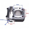 Кит цилиндър 70cc Sym 4T &Oslash;42мм Sym Orbit II Mio Fiddle II Jet4, Peugeot Kisbee Vivacity 4T - Детайлен изглед 2