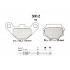 Накладки CL BRAKES MOTO RIEJU MRT 09-10 (3012 SC) - Детайлен изглед 2