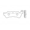 Накладки за SUZUKI BURGMAN 200 / HONDA SH 125 / HONDA Silver Wing 600  - Детайлен изглед 2