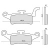 Накладки за YAMAHA Xenter 125 / YAMAHA BWs 125 / MBK YW 125 Z X-Over - Детайлен изглед 1