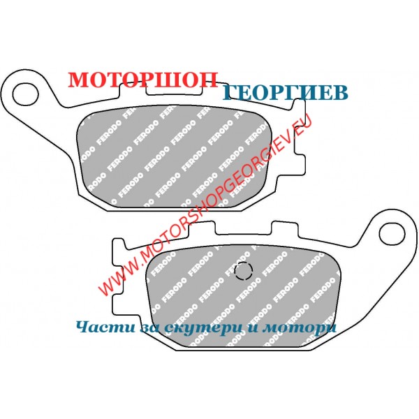 Резервна част Накладки FERODO FDB2130AG Argento - Накладки - Моторшоп Георгиев