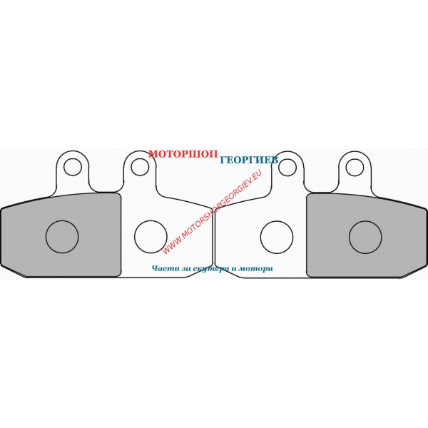 Резервна част Накладки FERODO FDB2146P Platinum Road - Накладки - Моторшоп Георгиев