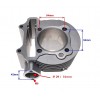 Кит цилиндър 150сс за китайски скутери GY6 4Т 157QMJ 57,40мм - Детайлен изглед 2
