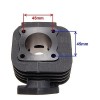 Кит цилиндър 50cc Minarelli вертикален AC &Oslash;40мм MBK Booster, Yamaha BWs - Детайлен изглед 2