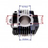 Кит цилиндър 139FMB / Pitbike / ATV 110cc 4T - &Oslash;52,40mm / болт 13mm - Детайлен изглед 4