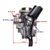 Карбуратор CVK 16мм 4T GY6 50cc с метален капак 139QMB/QMA - Детайлен изглед 2
