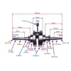 Колянов вал китайски скутери 125сс 4T - 22z - Детайлен изглед 3