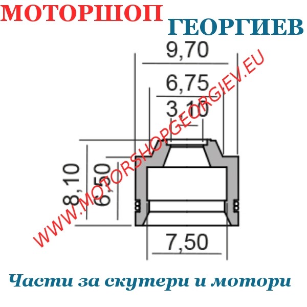 Резервна част Гумички за клапани Aprilia ОЕМ AP0650120 - Гумички за клапани - Моторшоп Георгиев