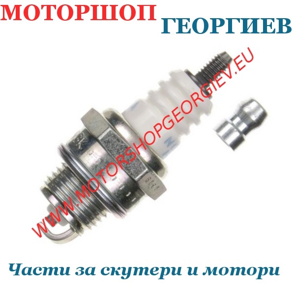 Резервна част Свещ NGK BPMR6A \ POCKET BIKE 2T - Свещи NGK - Моторшоп Георгиев