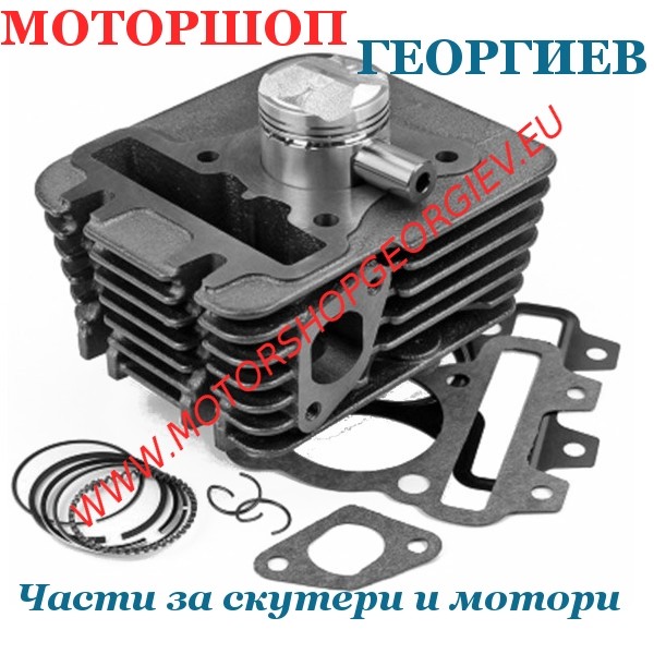 Резервна част Кит цилиндър 50cc Piaggio 4T 4V &Oslash;39мм чугун Piaggio Fly, Vespa LX Primavera Sprint - TNT - Цилиндри за PIAGGIO - Моторшоп Георгиев