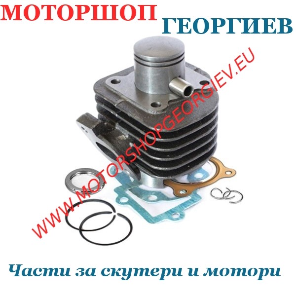 Резервна част Кит цилиндър 50cc CPI Keeway Generic Euro 3 AC &Oslash;40мм чугун фланец 93&deg; - TNT - Цилиндри за CPI - Моторшоп Георгиев