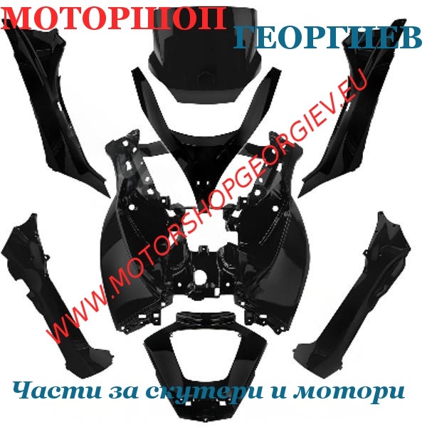 Резервна част Комплект 8 спойлери за PIAGGIO MP3 500cc - Спойлери PIAGGIO MP3 - Моторшоп Георгиев