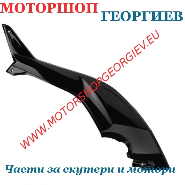 Резервна част Ляв капак на двигател YAMAHA T-MAX 530 2012-2016. Черен - Спойлери YAMAHA T-MAX 530 2012-2014 - Моторшоп Георгиев