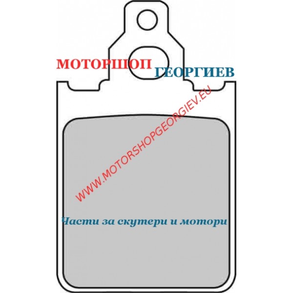 Резервна част Накладки FERODO FDB784EF Eco Friction - Накладки - Моторшоп Георгиев