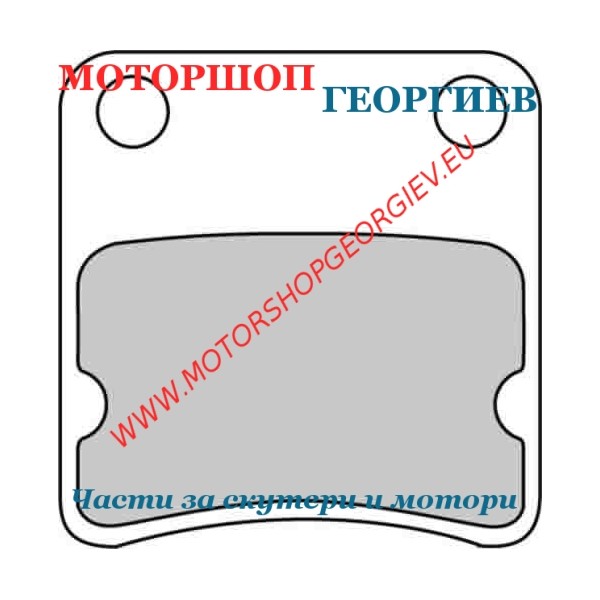 Резервна част Накладки FERODO FDB625EF Eco Friction - Накладки - Моторшоп Георгиев