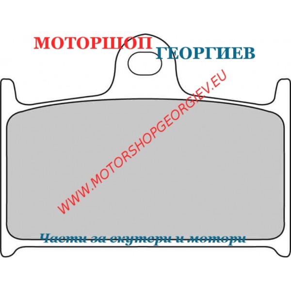 Резервна част Накладки FERODO FDB557EF Eco Friction - Накладки - Моторшоп Георгиев