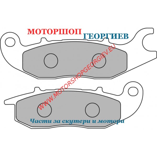 Резервна част Накладки FERODO FDB2169EF Eco Friction - Накладки - Моторшоп Георгиев
