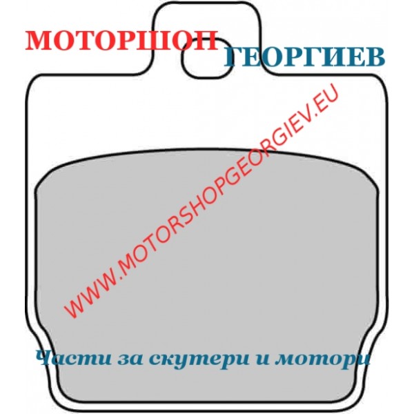 Резервна част Накладки FERODO FDB2062EF Eco Friction - Накладки - Моторшоп Георгиев