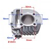Кит цилиндър 125сс GY6 4T 152QMI-E4 52,40мм - Детайлен изглед 2