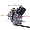 Карбуратор тип CVK PD18J 18мм електрически смукач - GY6 50-100cc 4T 139QMA/QMB - Детайлен изглед 2