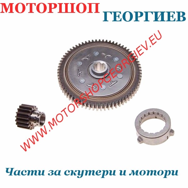 Резервна част Комплект зъбни колела за първична трансмисия ATV 110-125cc 4T - Зъбни колела за валове - Моторшоп Георгиев