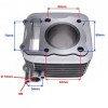 Кит цилиндър 125cc Suzuki GN DR GZ Van Van 157FMI &Oslash;57мм Euro 1 - Детайлен изглед 2