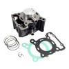 Кит цилиндър 125cc Aprilia Malaguti 4T 4V LC алуминий Aprilia RS RX SX, Malaguti XSM - OPM - Детайлен изглед 1
