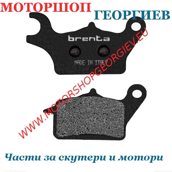 Резервна част Накладки BRENTA BR3178 YAMAHA TRICITY  - Накладки - Моторшоп Георгиев