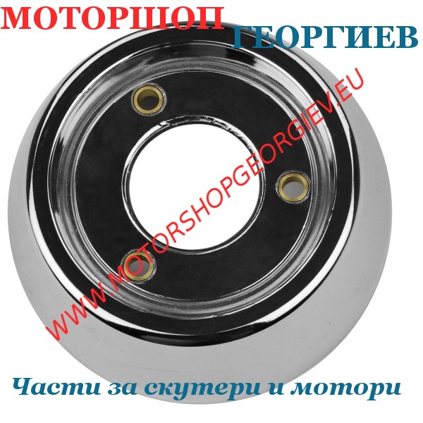 Резервна част Накрайник изпускател сив Yamaha X-Max 125 (2006-2016) / X-City / Majesty 250 / Versity 300 - RB Max - Ауспуси за скутери - Моторшоп Георгиев