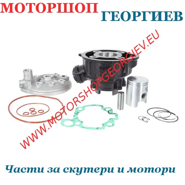 Резервна част Кит цилиндър 50cc с глава Minarelli AM6 LC &Oslash;40,3мм чугун OEM серия Aprilia RS RX, Yamaha DT TZR - EVOK - Цилиндри за APRILIA - Моторшоп Георгиев