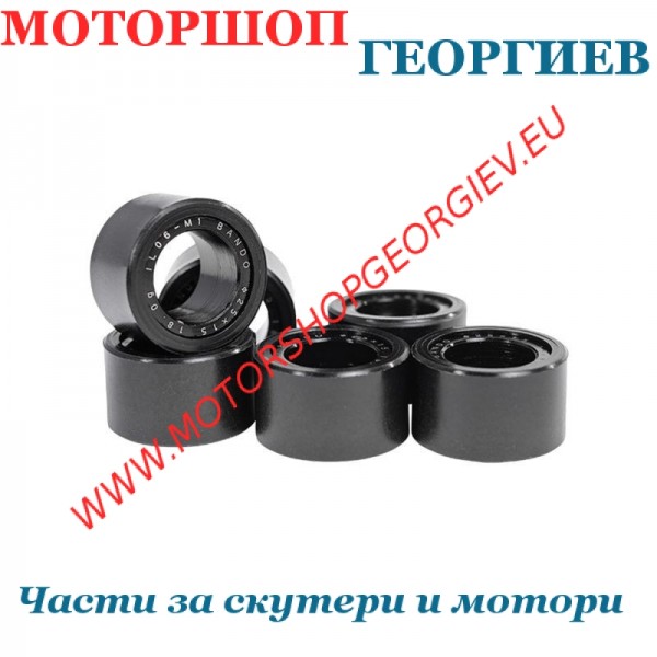 Резервна част Ролки за вариатор (20.9 x 17) 14 гр (6 бр) BANDO  - Ролки за вариатор - Моторшоп Георгиев
