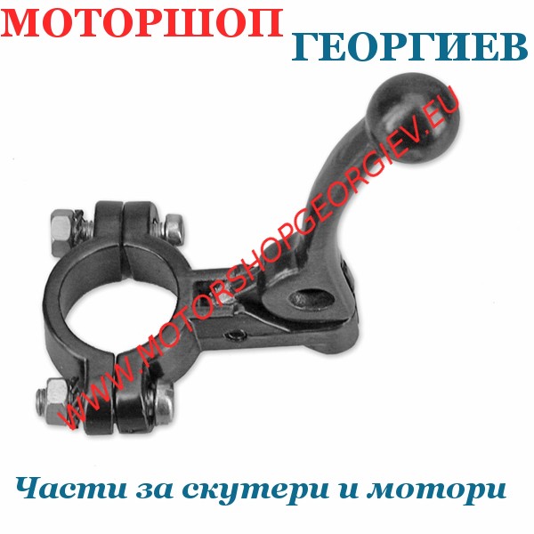 Резервна част Лост (Палец) за декомпресия черен алуминий универсален - Ръчка за PIAGGIO - Моторшоп Георгиев