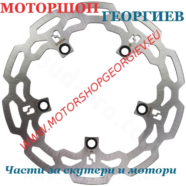 Резервна част Спирачен диск преден Yamaha XMAX 125 (2018-2022) / XMAX 300 (2018-2024) &Oslash;267mm - Brenta - Спирачни дискове - Моторшоп Георгиев