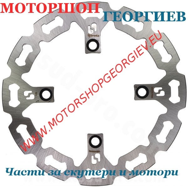 Резервна част Спирачен диск преден Honda Forza / SH 300-350 / ADV 350 / Silver Wing 125-600cc &Oslash;256mm - Brenta - Спирачни дискове - Моторшоп Георгиев