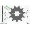 Комплект верига Derbi Senda X-Treme / X-Race / Gilera RCR / SMT 50 2T (2006-) 11x53 / 420 - DID / AFAM / Supersprox - Детайлен изглед 4