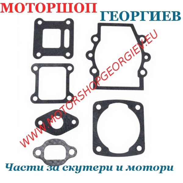 Резервна част Комплект гарнитури за двигател покет байк (pocket bike) 47/49cc 2T - Гарнитури за двигатели / цилиндри - Моторшоп Георгиев