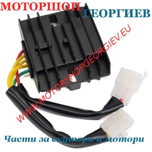 Резервна част Регулатор на напрежение SYM Orbit III / Fiddle / Jet 14 / Symphony 125cc - TNT Original - Реле регулатор за SYM - Моторшоп Георгиев