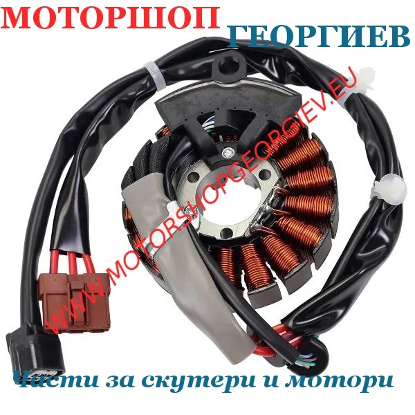 Резервна част Статор за Honda SH 125cc 2013-2016, PCX 125cc 2012-2014 - TNT - Статор HONDA - Моторшоп Георгиев