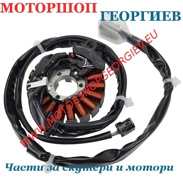Резервна част Статор за Honda PCX 125cc 2018-2020, Forza 125cc 2017-2018 - TNT - Статор HONDA - Моторшоп Георгиев