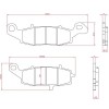 Спирачни накладки Kawasaki ER-6F, Versys, VN, Suzuki SV650, Bandit, V-Strom, CF Moto - предни - Brenta BR4092 - Детайлен изглед 2