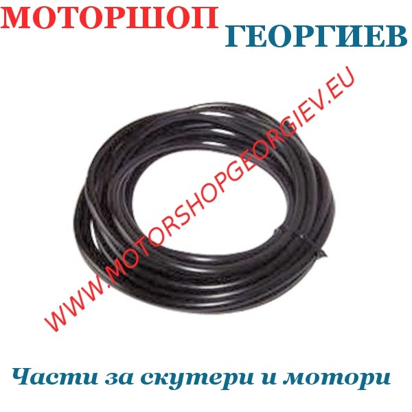 Резервна част Маркуч за бензин &Oslash;5 x 8mm, NBR, черен - 1м - TNT - Маркучи и пружинни скоби - Моторшоп Георгиев