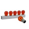 Крушка за стоп BAY15D 12V 21/5W оранжев REF A4918 - Детайлен изглед 1