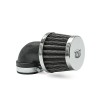 Въздушен филтър TNT TYPE KN - 90&deg; / &Oslash;28 - 35mm / Хром - Детайлен изглед 1