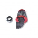 Въздушен филтър TNT TYPE KN - 90&deg; / &Oslash;28 - 35mm / Червен