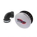 Въздушен филтър TNT R BOXH5 - 90&deg; / &Oslash;28 - 35mm / Хром / Черен дунапрен