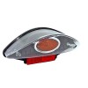 Стоп за MBK Nitro Yamaha Aerox Aprilia Rally 50 -180cc Lexus Черен фон - Детайлен изглед 1