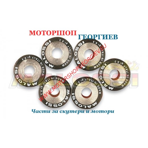 Резервна част Ролки за вариатор 19x15,5 07,5 гр MALOSSI - Ролки за вариатор - Моторшоп Георгиев
