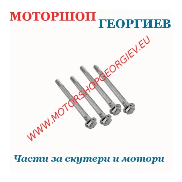 Резервна част Шпилки /Болтове /комплект/ M6x99мм за цилиндър Peugeot / Honda  - Глава за цилиндър - Моторшоп Георгиев